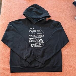 Gildan Black Harry Potter Graphic Hoodie